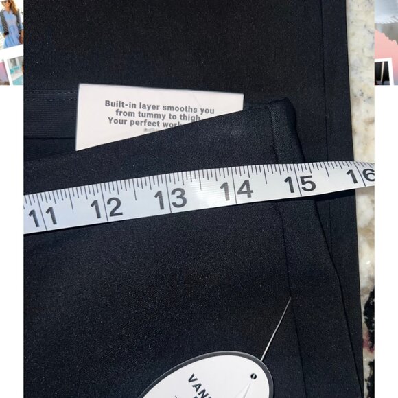 Soma - Vanishing Slim Leg Pants - NWT - S - Black Flattering! - Picture 6 of 7